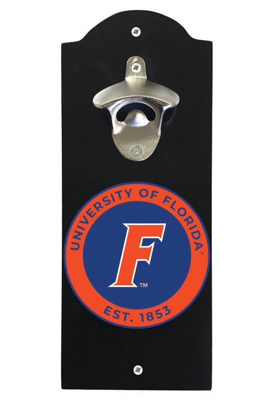 Florida Gators Wall Mounted Bottle Opener Black Officially Licensed Collegiate Product Black