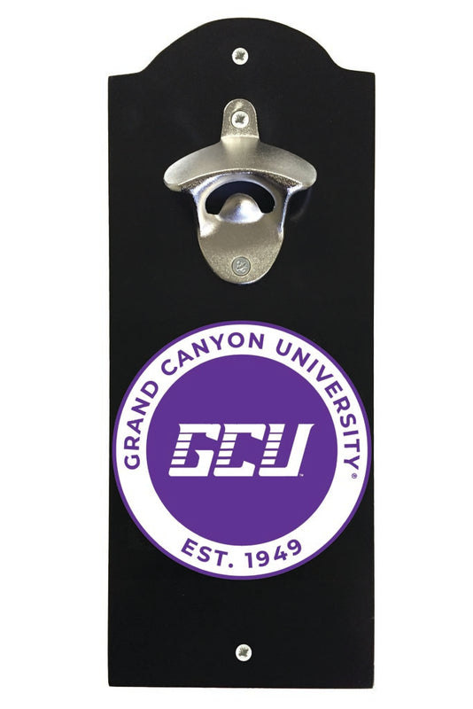 Grand Canyon University Lopes Wall Mounted Bottle Opener Black Officially Licensed Collegiate Product Black