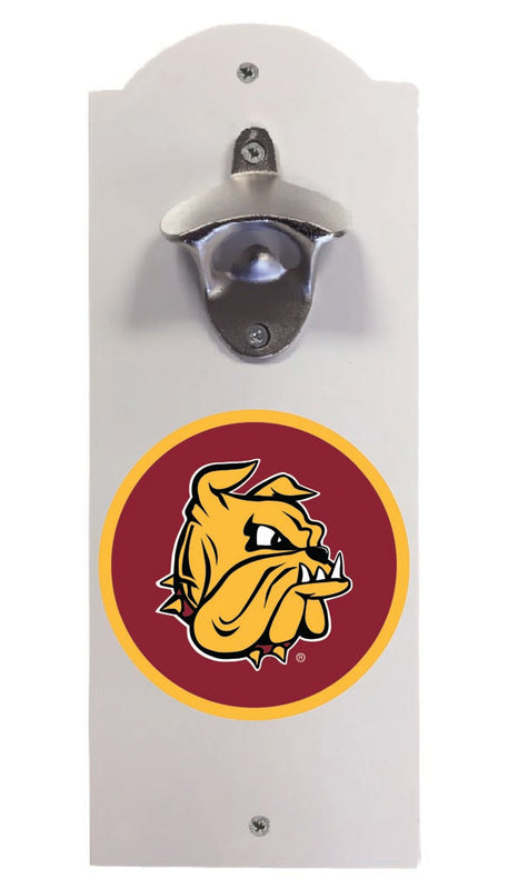 Minnesota Duluth Bulldogs Wall Mounted Bottle Opener White Officially Licensed Collegiate Product White