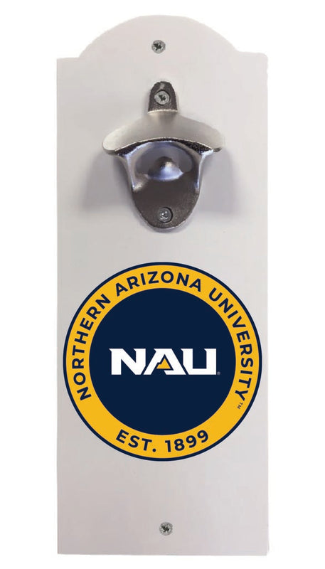 Northern Arizona University Wall Mounted Bottle Opener White Officially Licensed Collegiate Product White