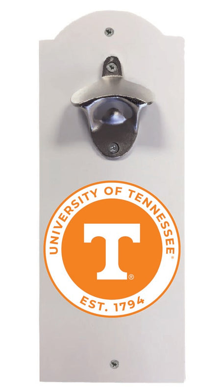 Tennessee Knoxville Volunteers Wall Mounted Bottle Opener White Officially Licensed Collegiate Product White