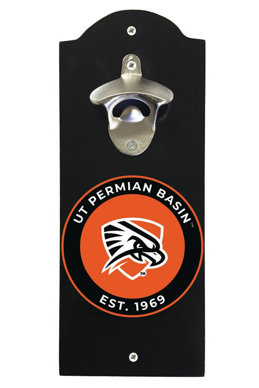 University of Texas of the Permian Basin Wall Mounted Bottle Opener Black Officially Licensed Collegiate Product Black