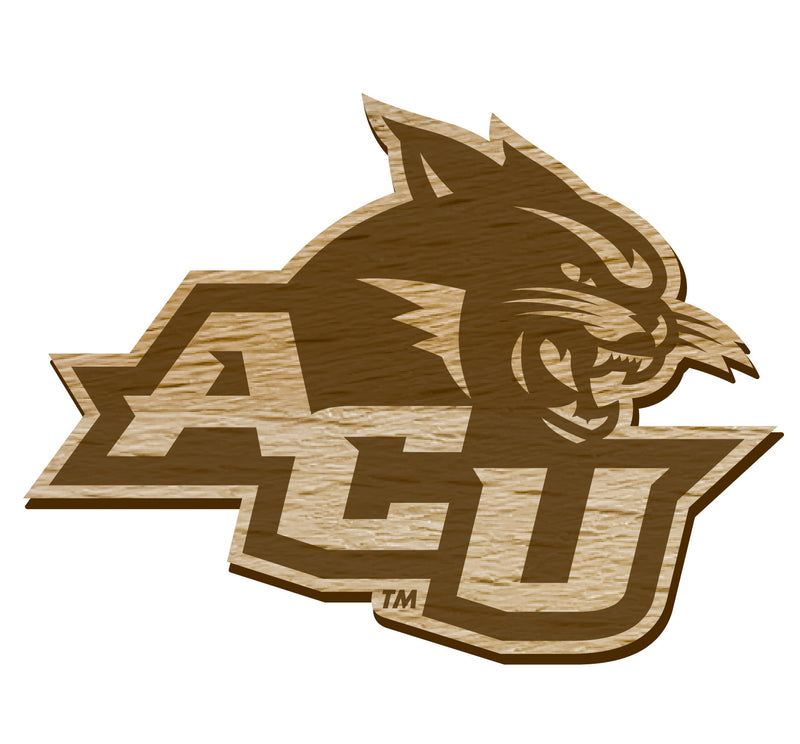 Abilene Christian University Officially Licensed Precision-Cut Wooden Magnet – Printed or Engraved Logo Etched