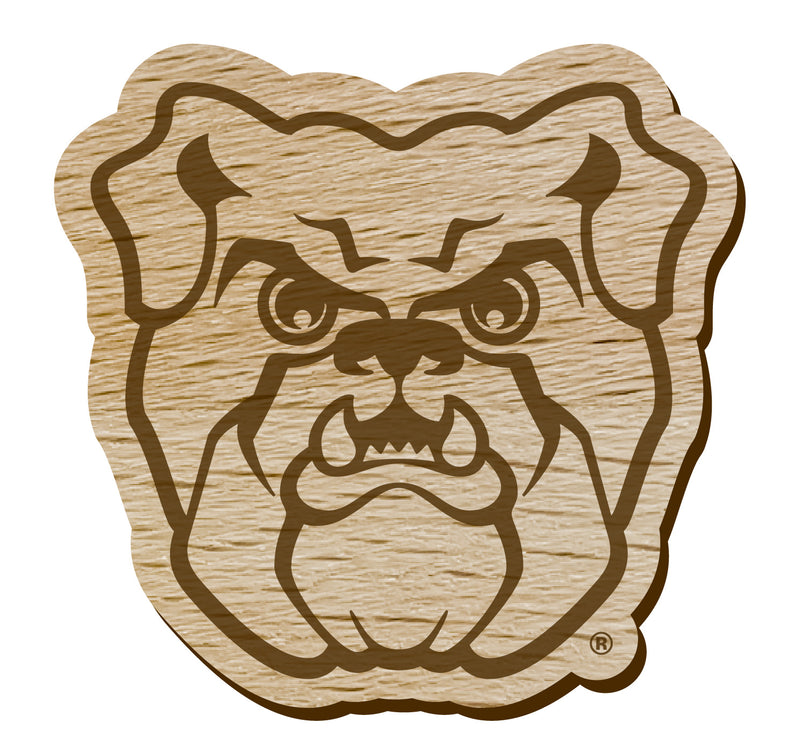 Butler Bulldogs Officially Licensed Precision-Cut Wooden Magnet – Printed or Engraved Logo Etched