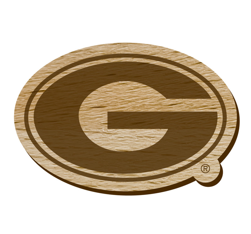 Georgia Bulldogs Officially Licensed Precision-Cut Wooden Magnet – Printed or Engraved Logo Etched