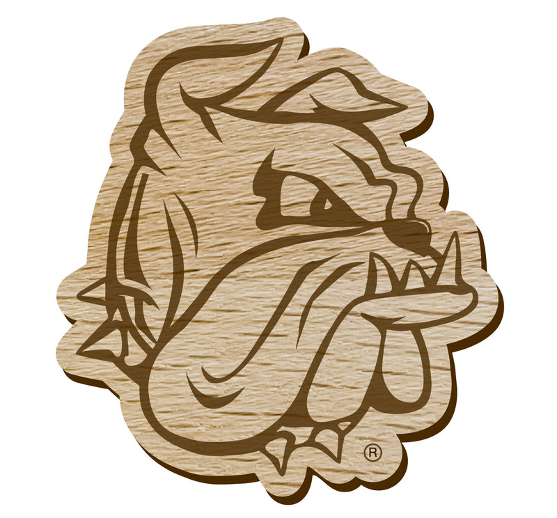 Minnesota Duluth Bulldogs Officially Licensed Precision-Cut Wooden Magnet – Printed or Engraved Logo Etched