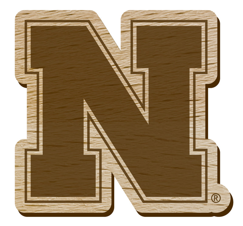 Nebraska Cornhuskers Officially Licensed Precision-Cut Wooden Magnet – Printed or Engraved Logo Etched