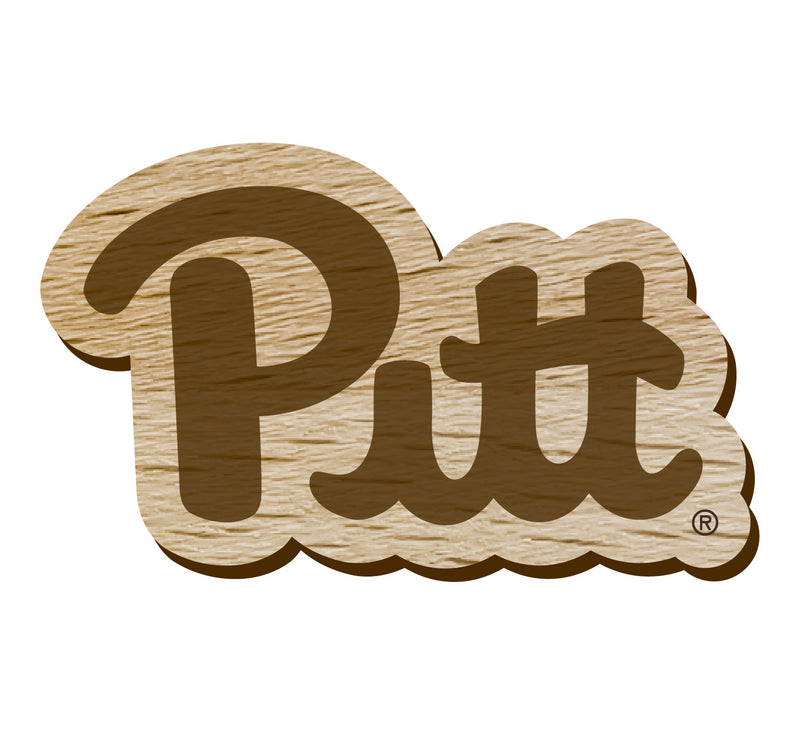 Pittsburgh Panthers Officially Licensed Precision-Cut Wooden Magnet – Printed or Engraved Logo Etched