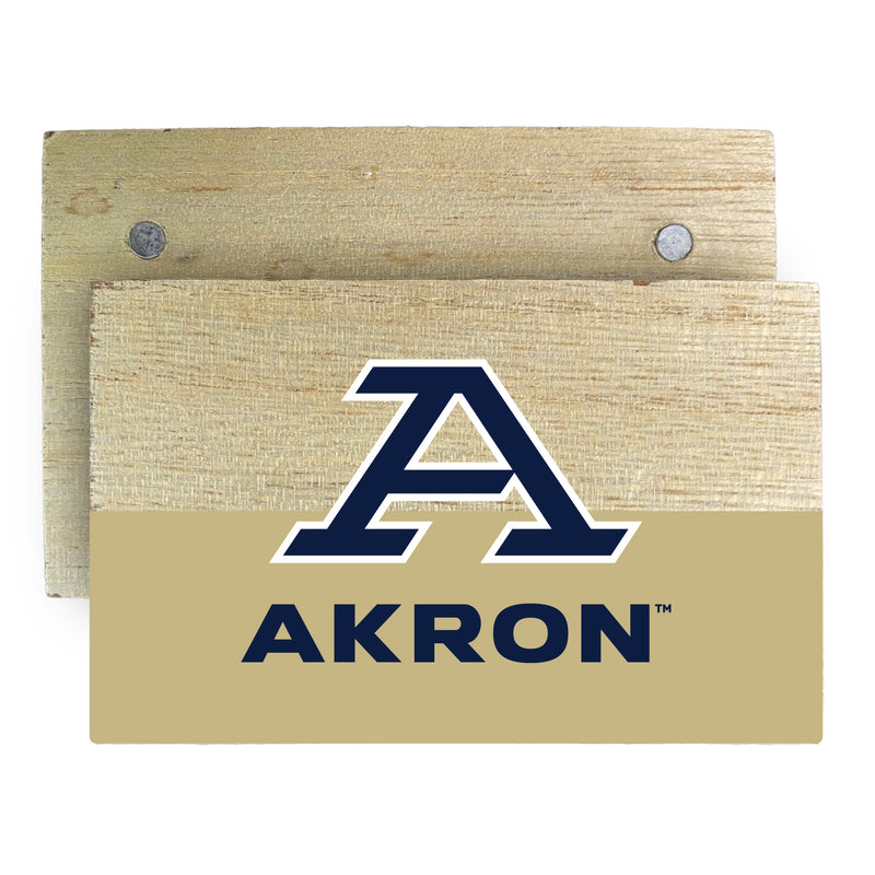 Akron Zips Wooden 2" x 3" Fridge Magnet Officially Licensed Collegiate Product