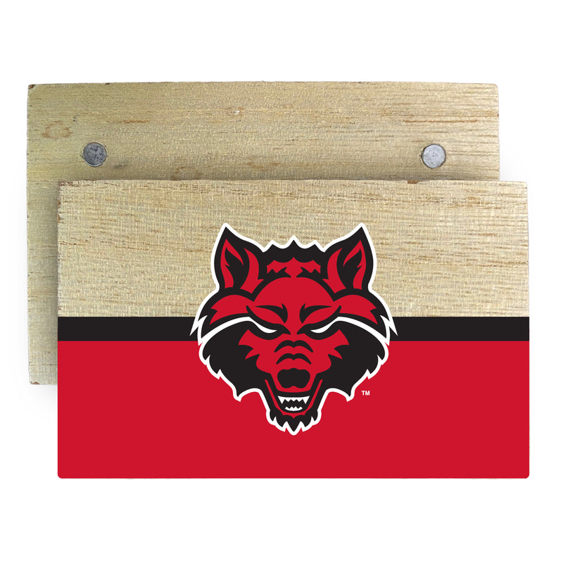 Arkansas State Wooden 2" x 3" Fridge Magnet Officially Licensed Collegiate Product