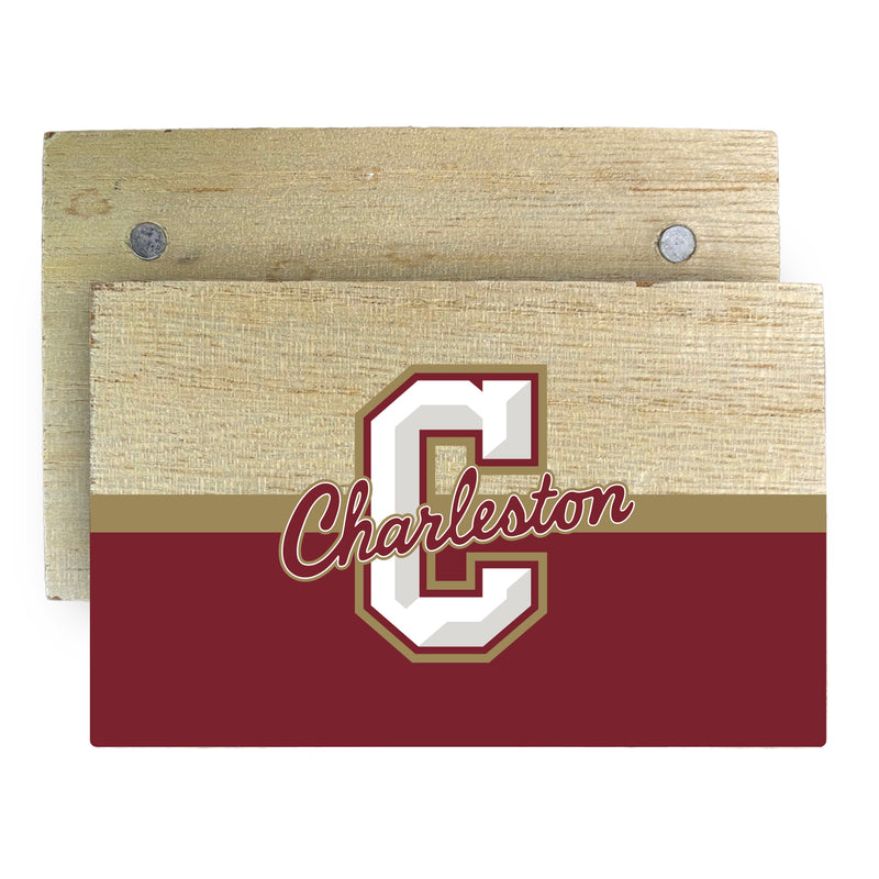 College of Charleston Wooden 2" x 3" Fridge Magnet Officially Licensed Collegiate Product