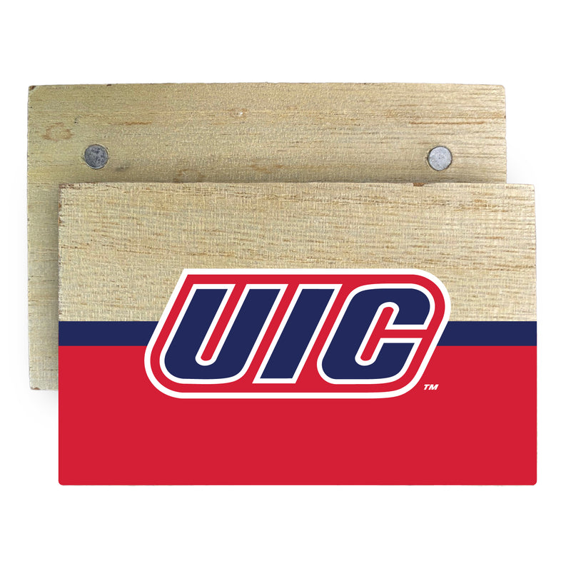 University of Illinois at Chicago Wooden 2" x 3" Fridge Magnet Officially Licensed Collegiate Product