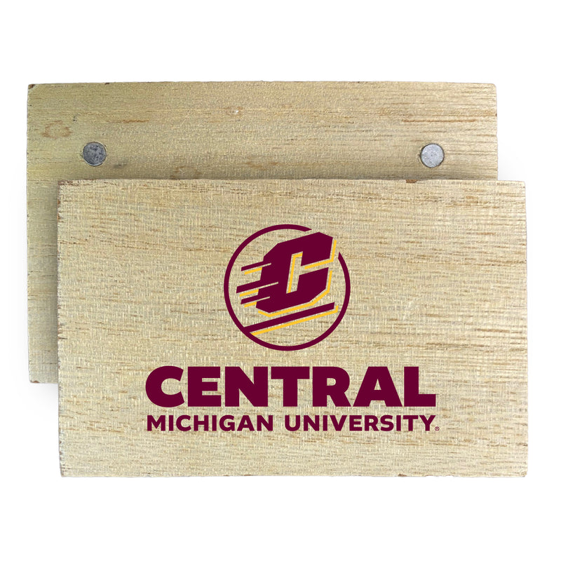 Central Michigan University Wooden 2" x 3" Fridge Magnet Officially Licensed Collegiate Product