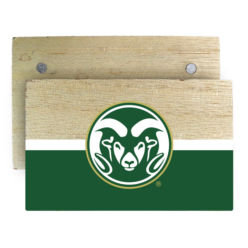 Colorado State Rams Wooden 2" x 3" Fridge Magnet Officially Licensed Collegiate Product