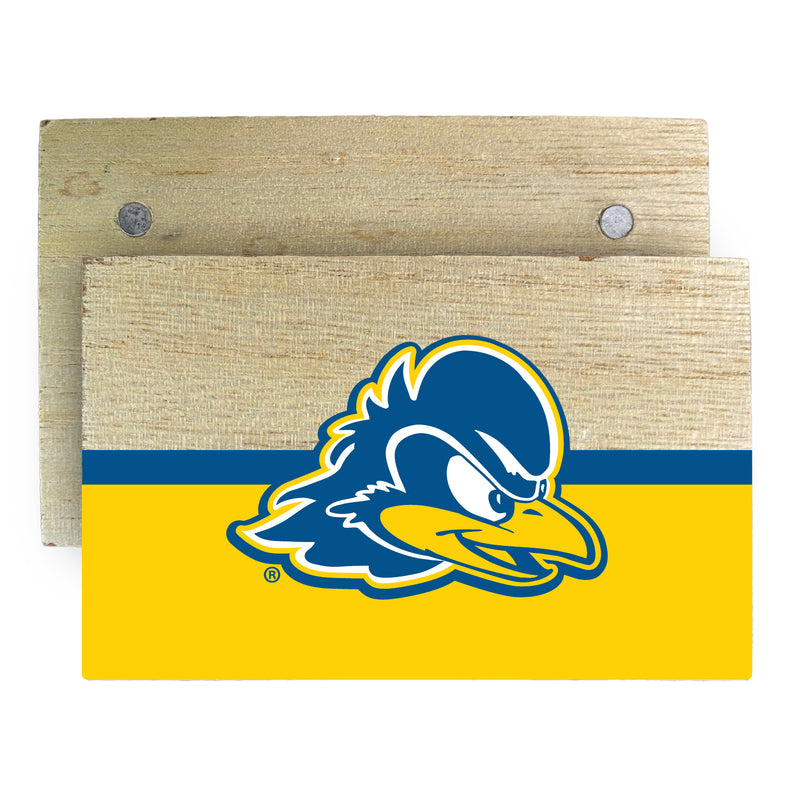 Delaware Blue Hens Wooden 2" x 3" Fridge Magnet Officially Licensed Collegiate Product