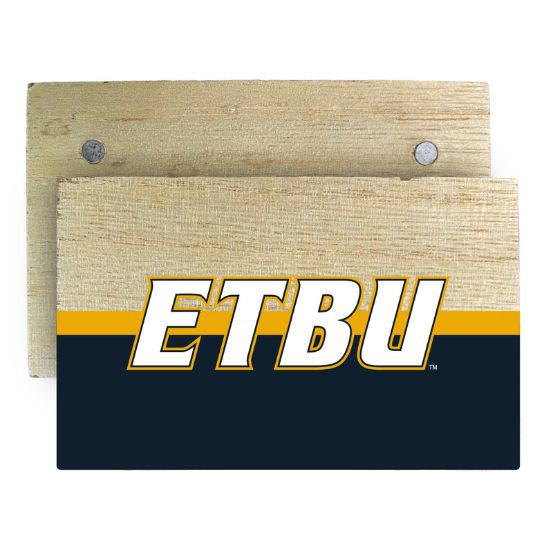 East Texas Baptist University Wooden 2" x 3" Fridge Magnet Officially Licensed Collegiate Product