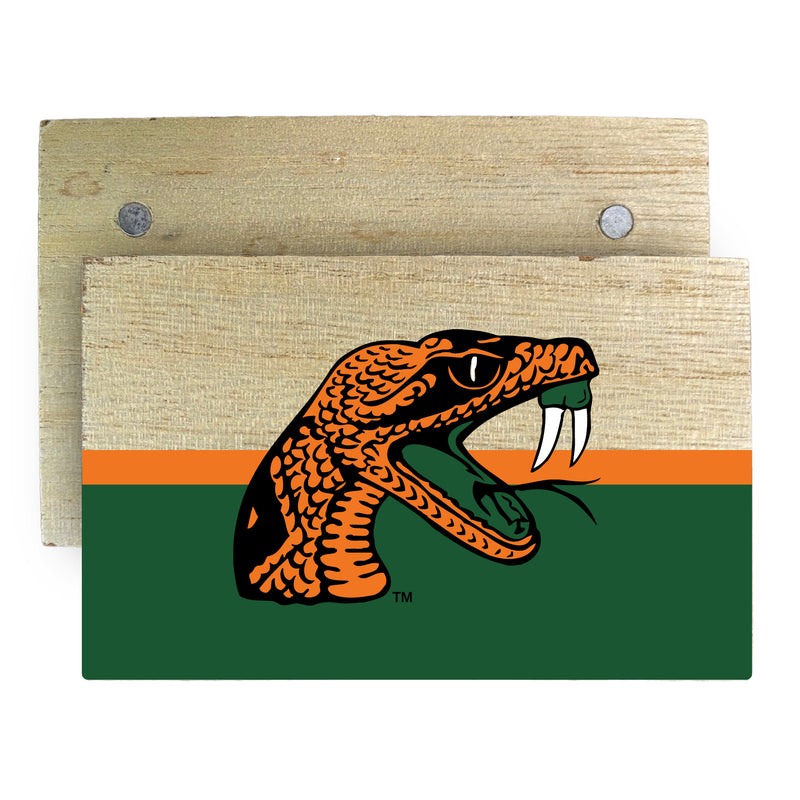 Florida A&M Rattlers Wooden 2" x 3" Fridge Magnet Officially Licensed Collegiate Product