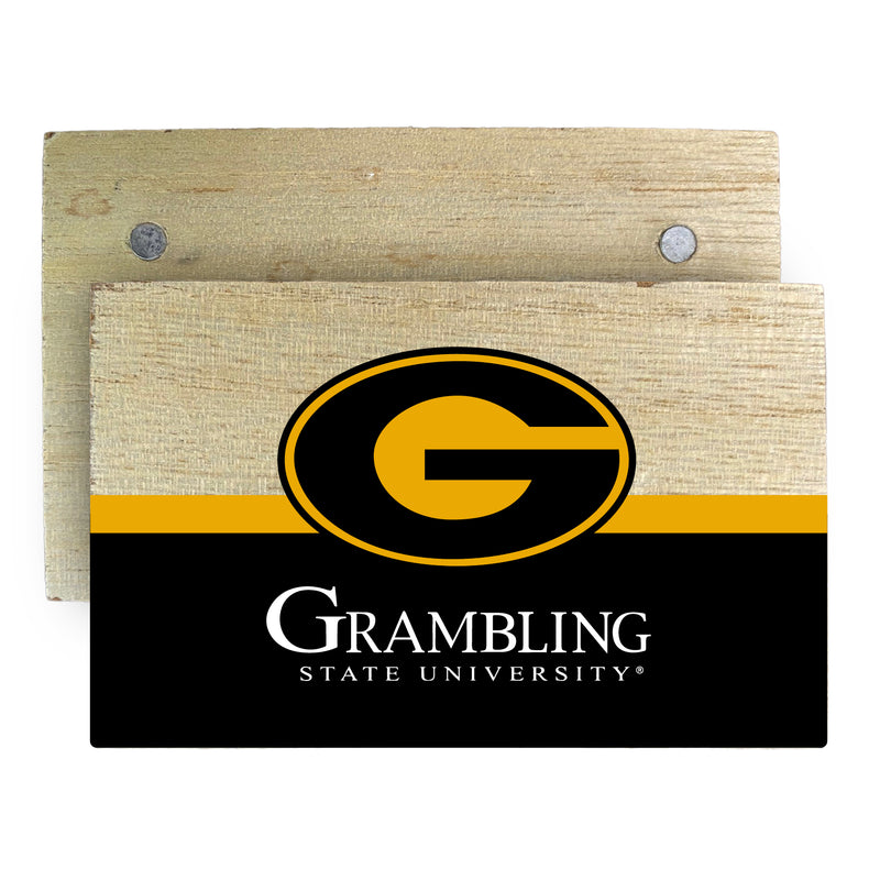 Grambling State Tigers Wooden 2" x 3" Fridge Magnet Officially Licensed Collegiate Product