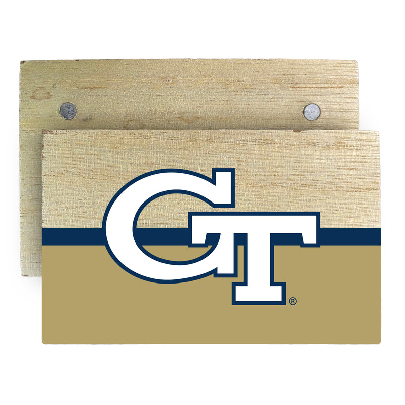 Georgia Tech Yellow Jackets Wooden 2" x 3" Fridge Magnet Officially Licensed Collegiate Product