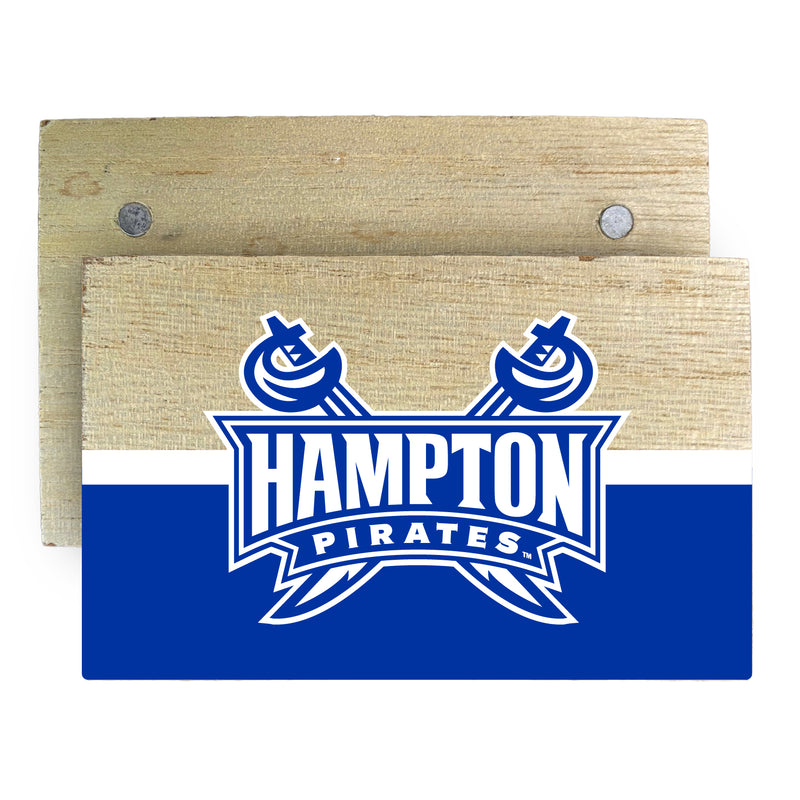 Hampton University Wooden 2" x 3" Fridge Magnet Officially Licensed Collegiate Product