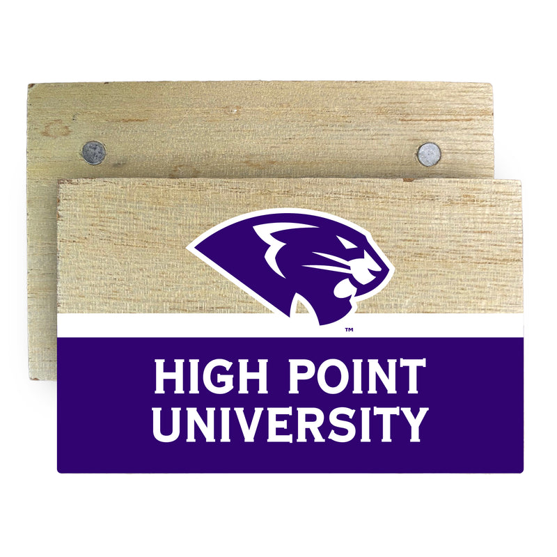 High Point University Wooden 2" x 3" Fridge Magnet Officially Licensed Collegiate Product