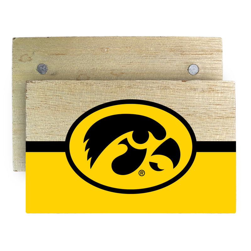 Iowa Hawkeyes Wooden 2" x 3" Fridge Magnet Officially Licensed Collegiate Product
