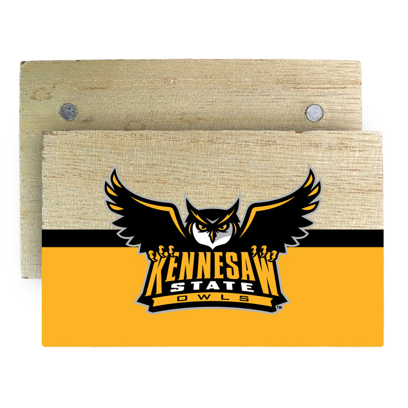 Kennesaw State University Wooden 2" x 3" Fridge Magnet Officially Licensed Collegiate Product
