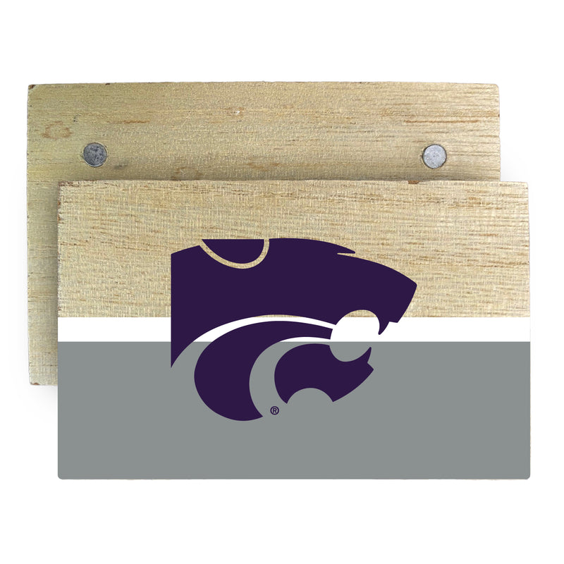 Kansas State Wildcats Wooden 2" x 3" Fridge Magnet Officially Licensed Collegiate Product