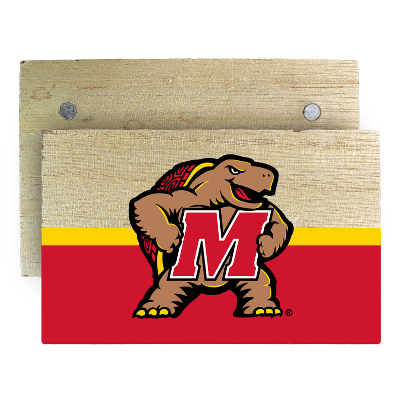 Maryland Terrapins Wooden 2" x 3" Fridge Magnet Officially Licensed Collegiate Product