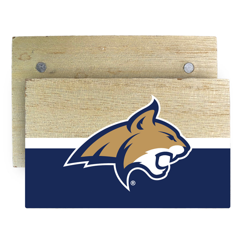 Montana State Bobcats Wooden 2" x 3" Fridge Magnet Officially Licensed Collegiate Product