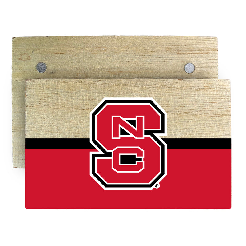 NC State Wolfpack Wooden 2" x 3" Fridge Magnet Officially Licensed Collegiate Product