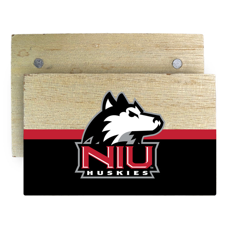 Northern Illinois Huskies Wooden 2" x 3" Fridge Magnet Officially Licensed Collegiate Product