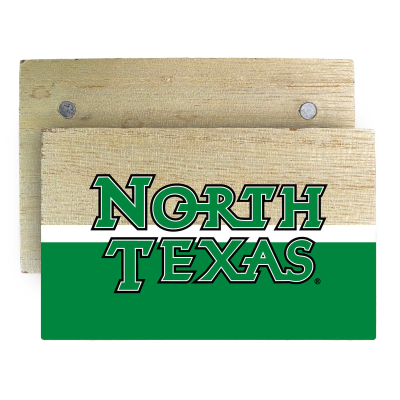 North Texas Wooden 2" x 3" Fridge Magnet Officially Licensed Collegiate Product