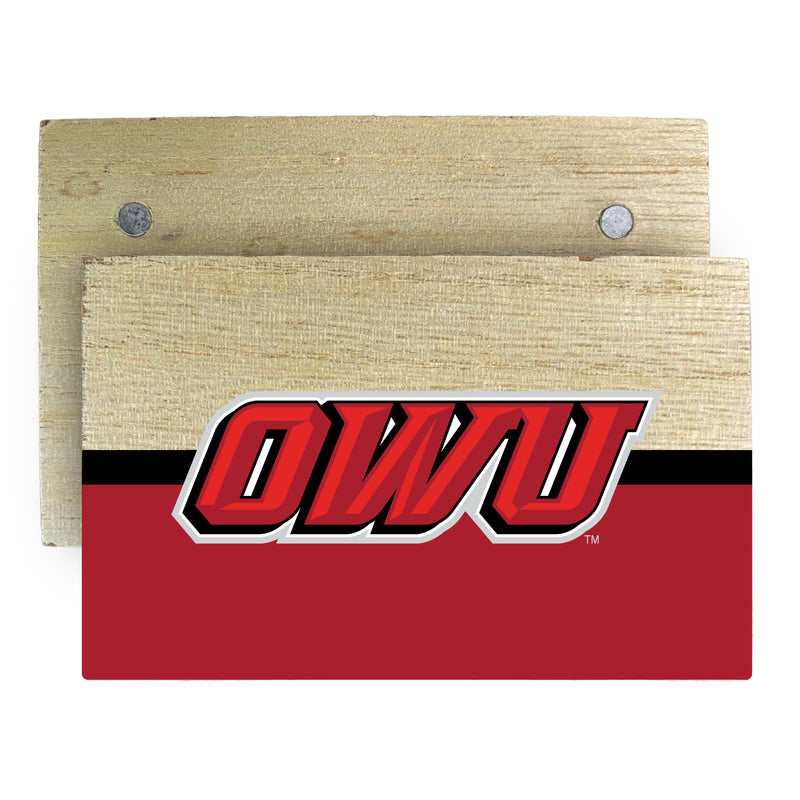 Ohio Wesleyan University Wooden 2" x 3" Fridge Magnet Officially Licensed Collegiate Product