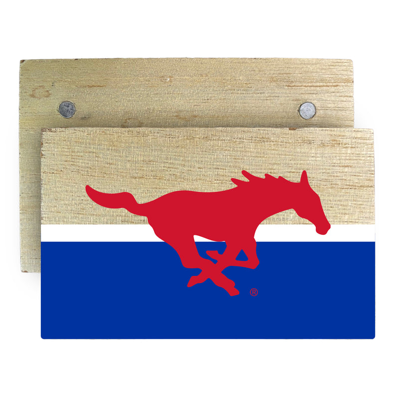Southern Methodist University Wooden 2" x 3" Fridge Magnet Officially Licensed Collegiate Product