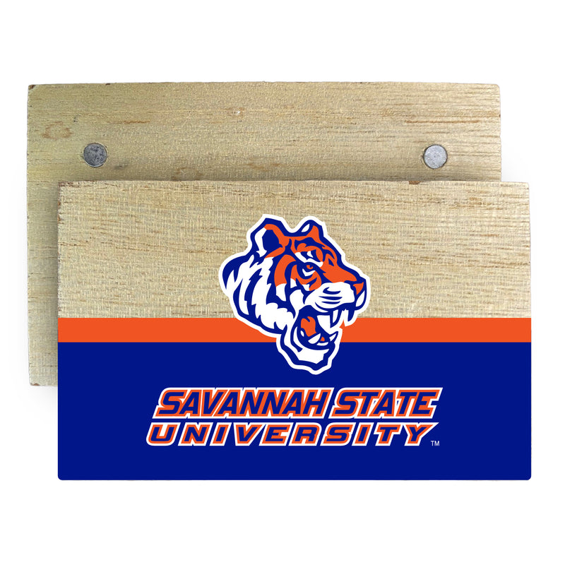 Savannah State University Wooden 2" x 3" Fridge Magnet Officially Licensed Collegiate Product