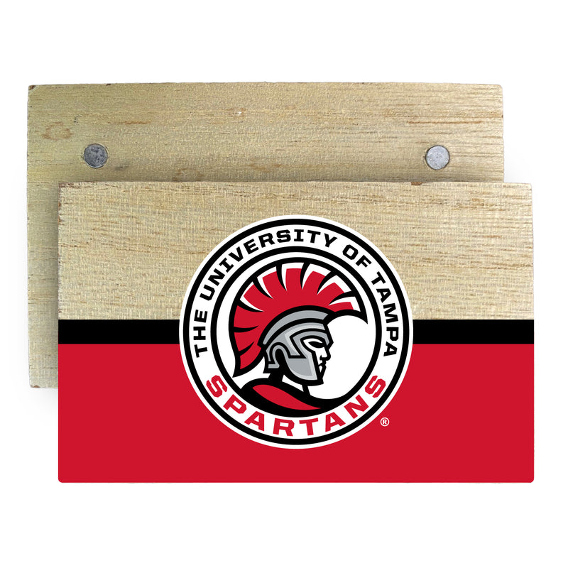 University of Tampa Spartans Wooden 2" x 3" Fridge Magnet Officially Licensed Collegiate Product