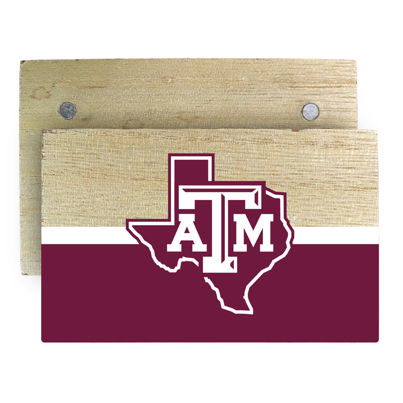 Texas A&M Aggies Wooden 2" x 3" Fridge Magnet Officially Licensed Collegiate Product