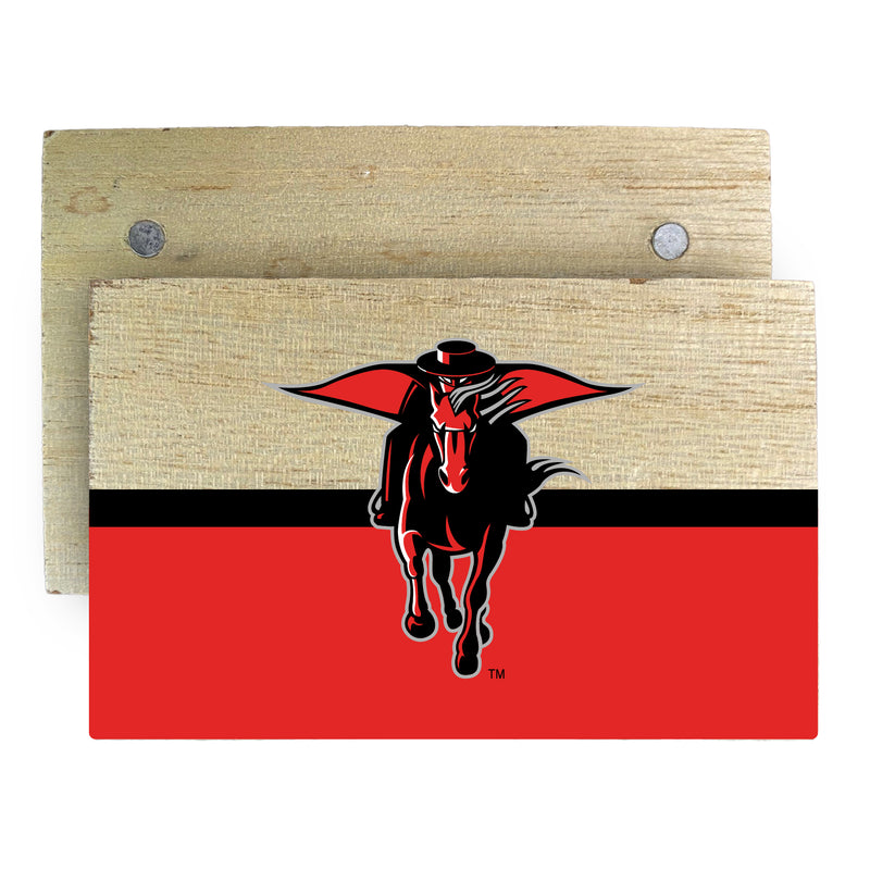 Texas Tech Red Raiders Wooden 2" x 3" Fridge Magnet Officially Licensed Collegiate Product