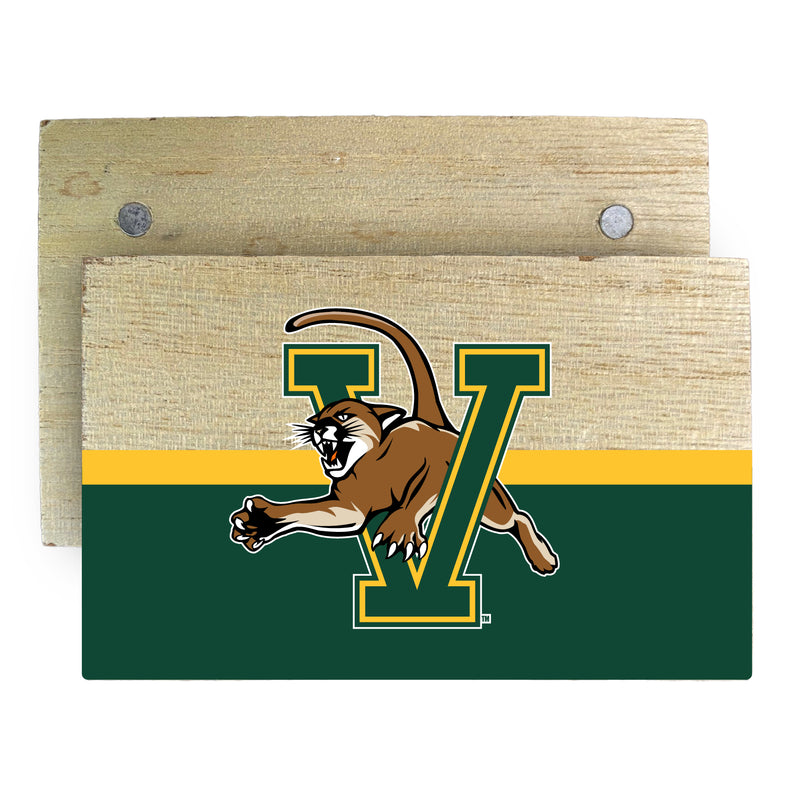 Vermont Catamounts Wooden 2" x 3" Fridge Magnet Officially Licensed Collegiate Product