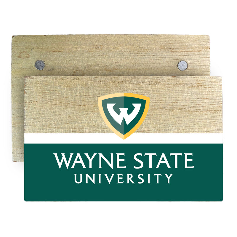 Wayne State Wooden 2" x 3" Fridge Magnet Officially Licensed Collegiate Product