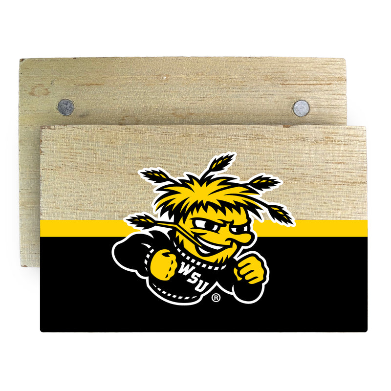 Wichita State Shockers Wooden 2" x 3" Fridge Magnet Officially Licensed Collegiate Product