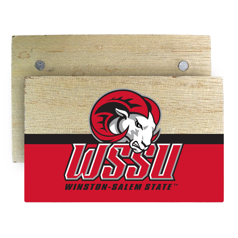 Winston-Salem State Wooden 2" x 3" Fridge Magnet Officially Licensed Collegiate Product