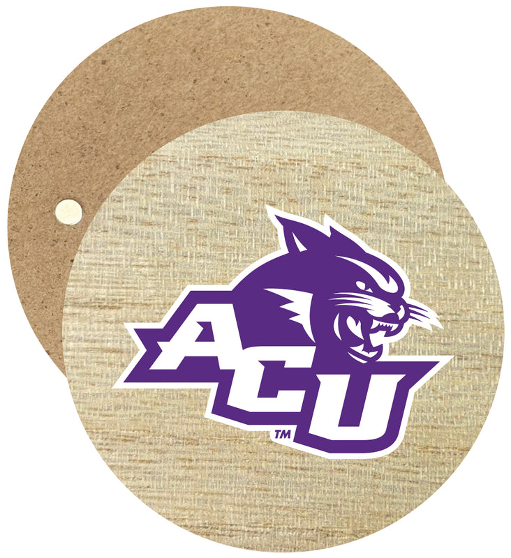 Abilene Christian University Round Wooden 2.5" Fridge Magnet Officially Licensed Collegiate Product Single