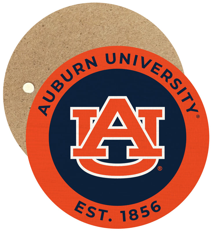 Auburn Tigers Round Wooden 2.5" Fridge Magnet Officially Licensed Collegiate Product Single