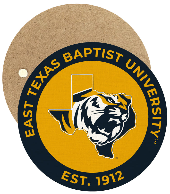 East Texas Baptist University Round Wooden 2.5" Fridge Magnet Officially Licensed Collegiate Product Single