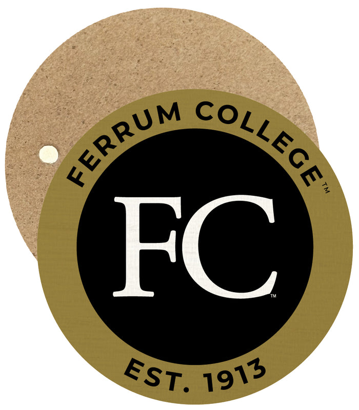 Ferrum College Round Wooden 2.5" Fridge Magnet Officially Licensed Collegiate Product Single