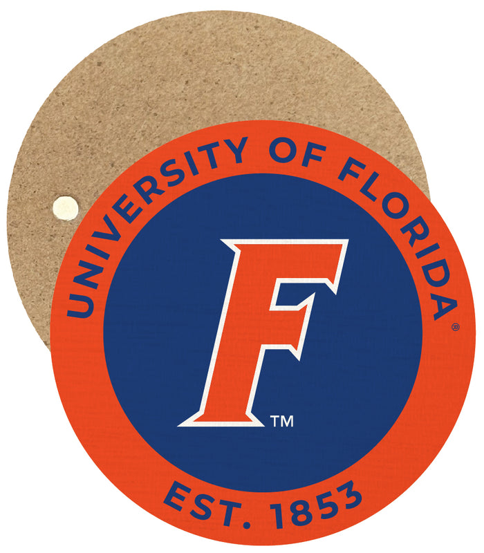 Florida Gators Round Wooden 2.5" Fridge Magnet Officially Licensed Collegiate Product 4-Pack