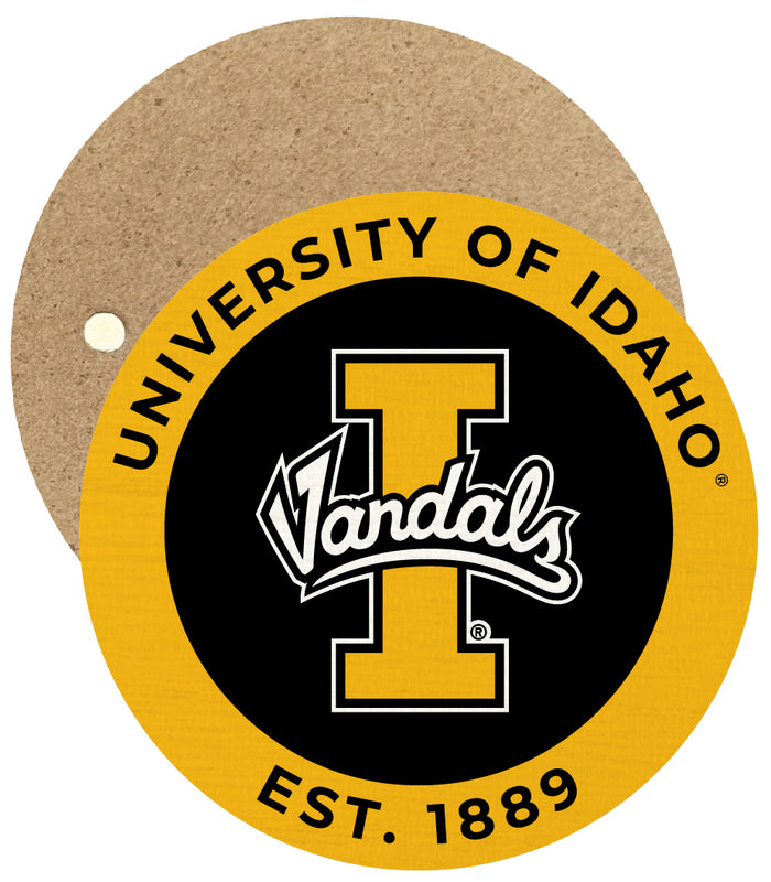 Idaho Vandals Round Wooden 2.5" Fridge Magnet Officially Licensed Collegiate Product Single