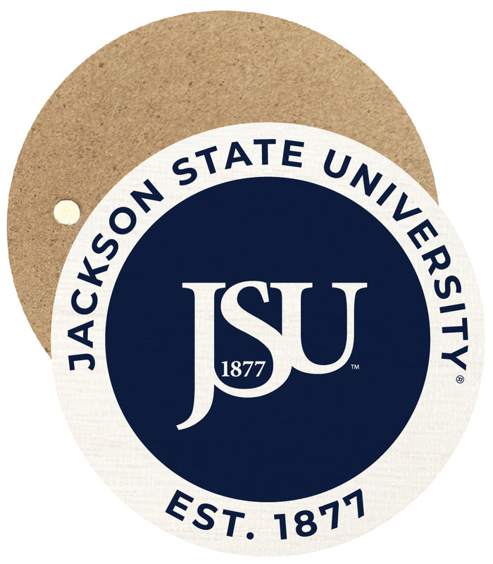 Jackson State University Round Wooden 2.5" Fridge Magnet Officially Licensed Collegiate Product Single